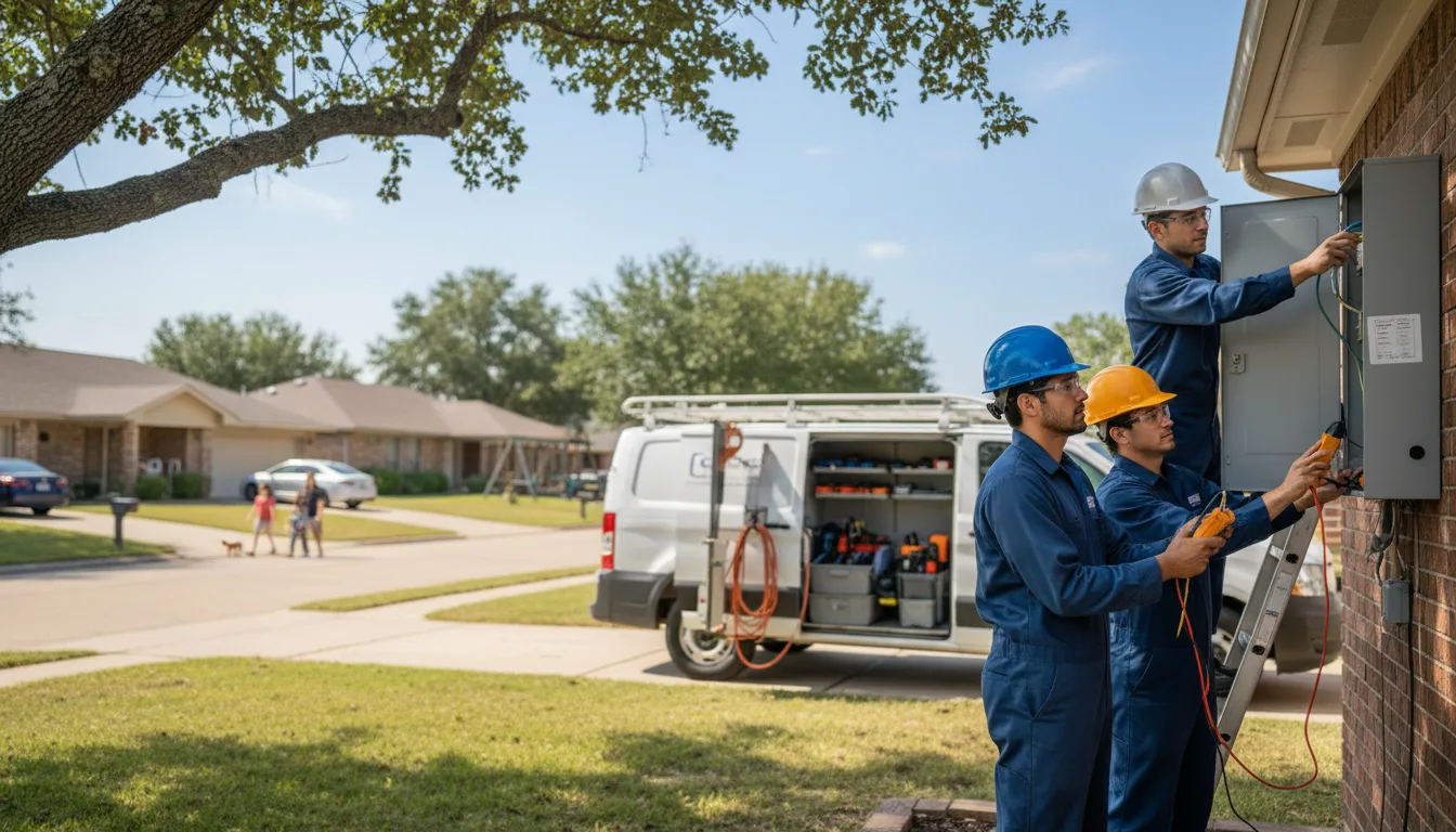 Certified electrician providing emergency electrical services in Waleska, GA